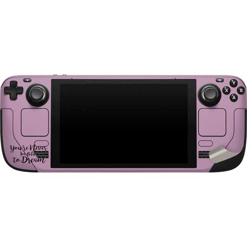Disney Princess Rapunzel Never Too Old To Dream Art Steam Deck Handheld Gaming Computer Skin